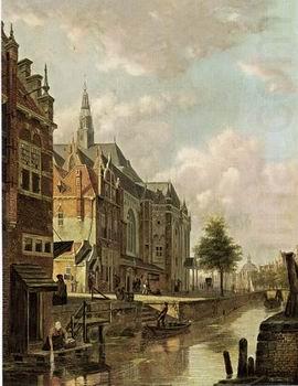 European city landscape, street landsacpe, construction, frontstore, building and architecture. 123, unknow artist